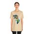 Stained Glass Velociraptor - Short Sleeve Tee